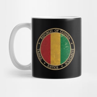 Vintage Republic of Guinea Africa African Flag Mug